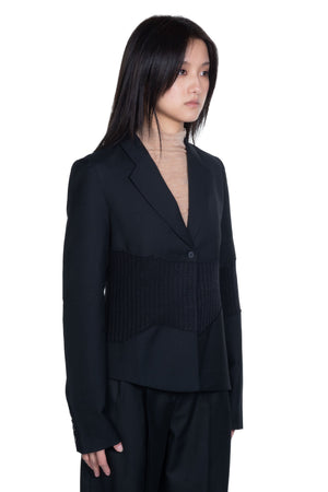 ii sense Black Smart Cut Suit Jacket