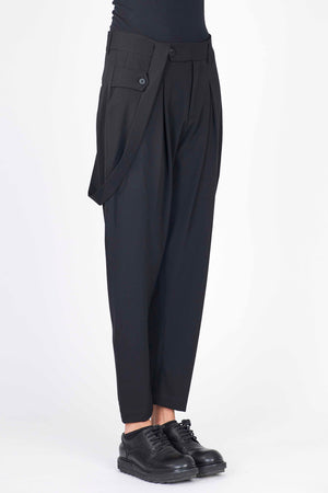 Isabel Benenato Light Wool Drop Crotch Pants