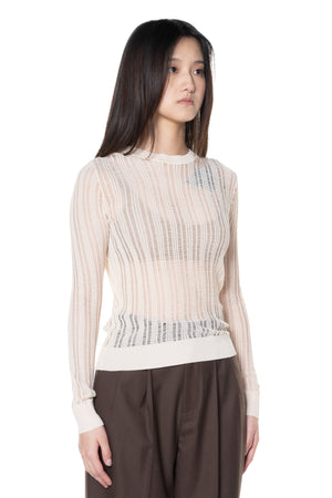 Ivory Classic Knit Top