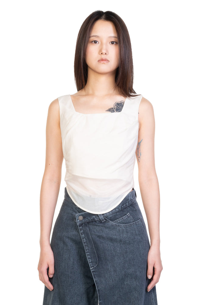 Ivory Sheer Top