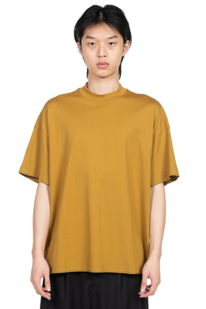 Joe Chia Midd Collar Withdraw Hem T-Shirt Sulphur