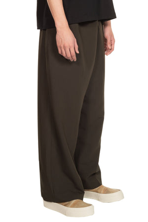 Kar High Waist Trousers Black Olive