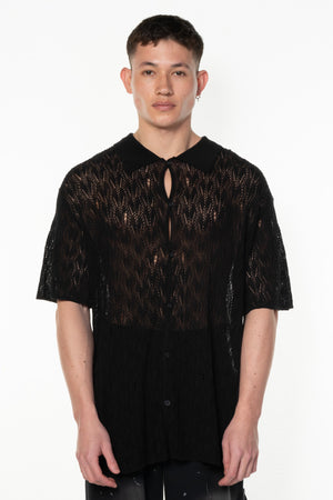 Knit Shirt Black