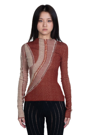 ii sense Lava River Knit Top