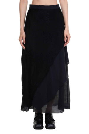 Layered Skirt Black