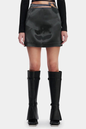 Heliot Emil Liquid Metal Skirt