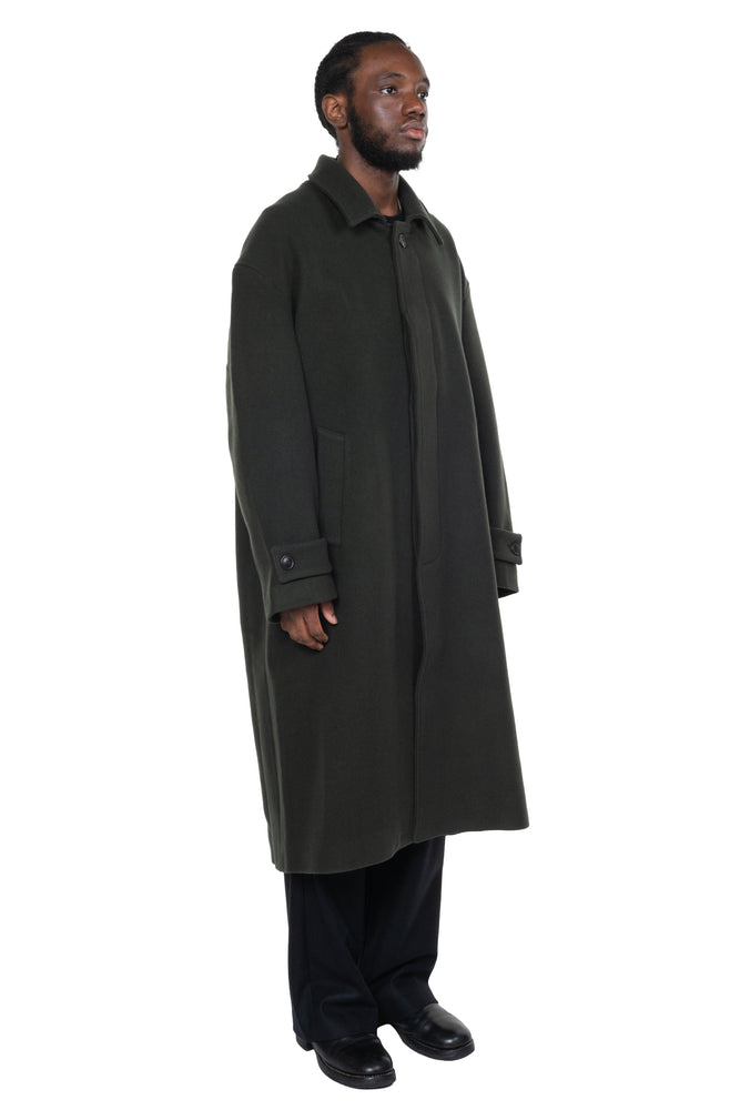 Mac Overcoat Wool Cashmere Dark Military Green