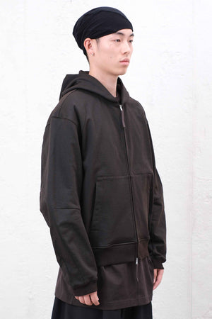 Mixed Colour Hoodie Black