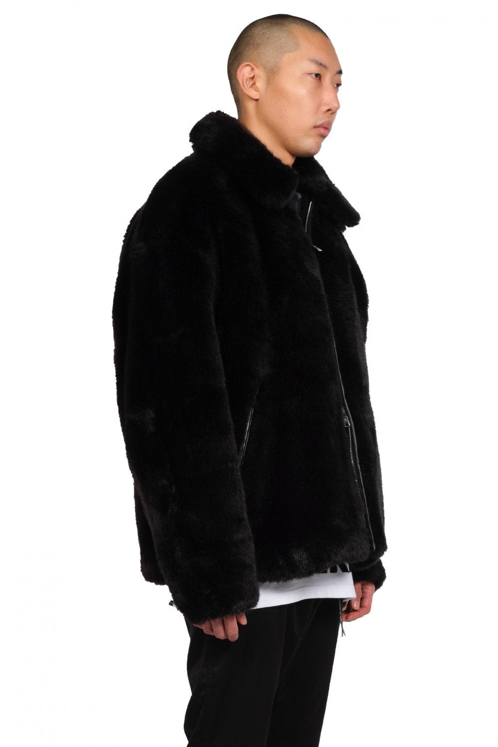 Mastermind World Faux Fur Coat for Men | UJNG