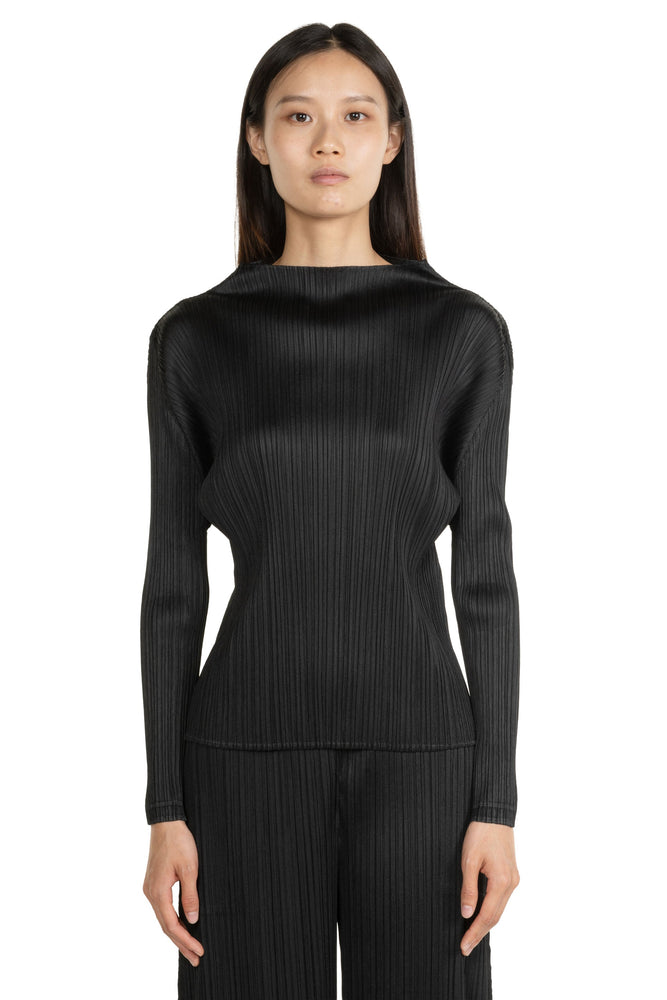 Monthly Colors February Top Black