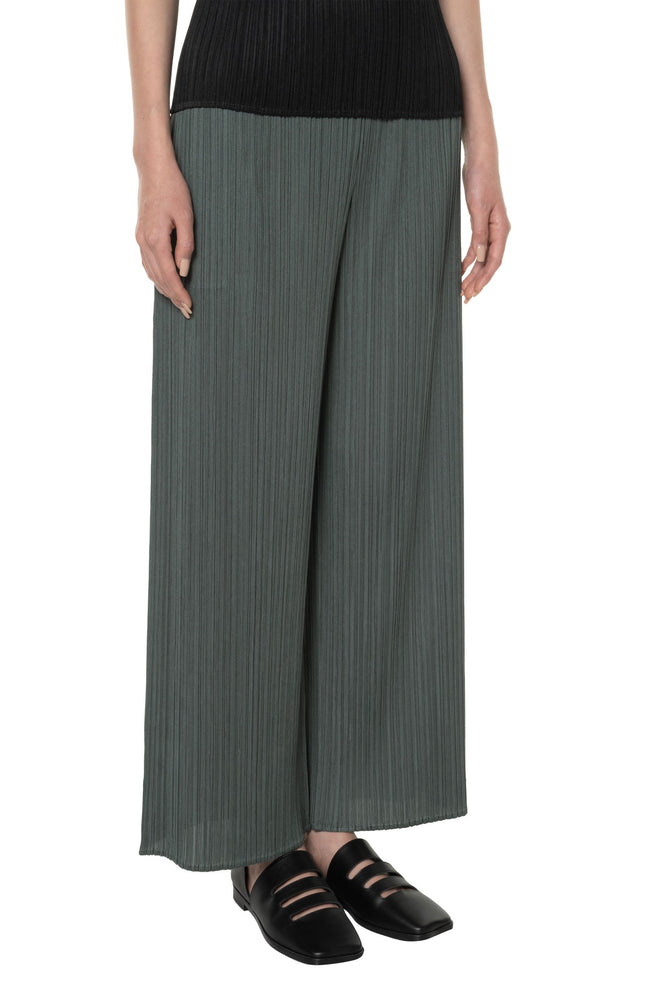 Pleats Please Trousers Moss Green