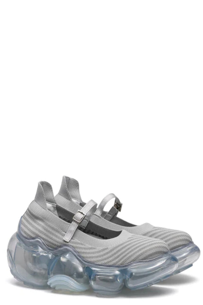 Moopie Knit Pump Gray / Ice Gray