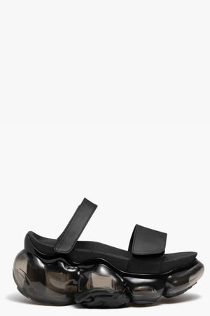 Moopie Leather Sandal Black / Black