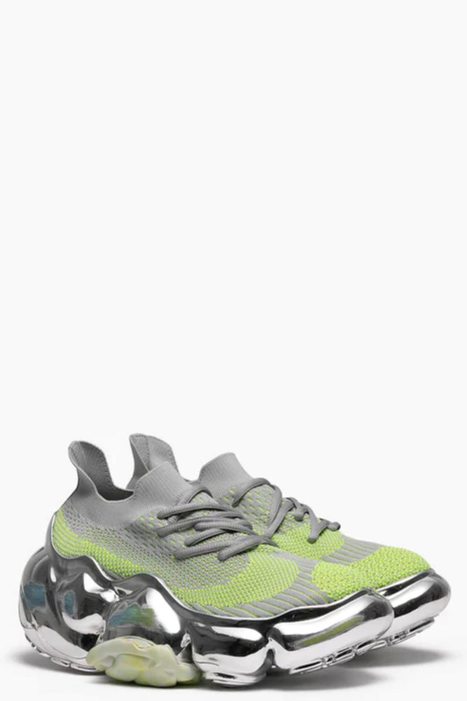 Moopie Scratch Gray Neon / Chrome