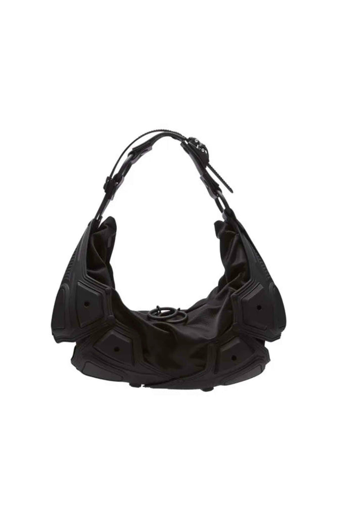 Object M02 Small Half Moon Bag Black Matt