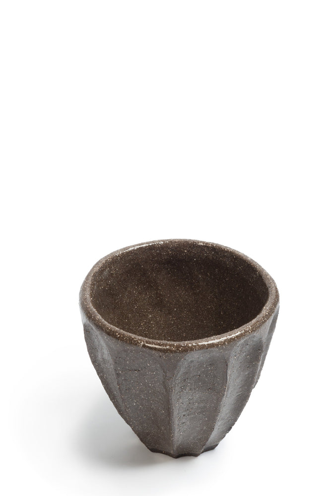 Olivia Fiddes Faceted Cup Black