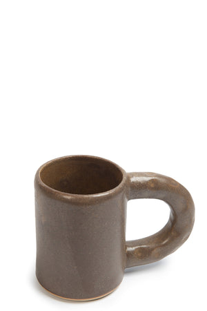 Olivia Fiddes Squeezed Mug Brown