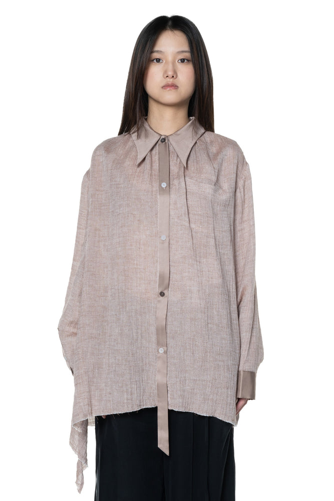 Oversized Button Back Shirt