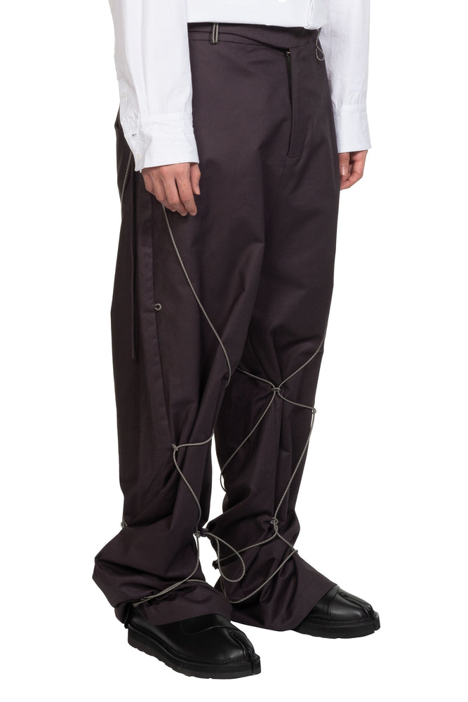 P. Andrade Drawstrings Wide Leg Trousers