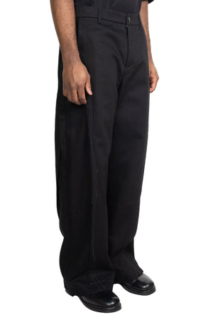 Professor e Panelled Wide Denim