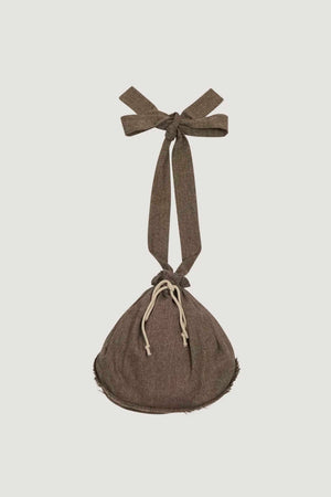 Pear Drop Bag Antique Herringbone Wool