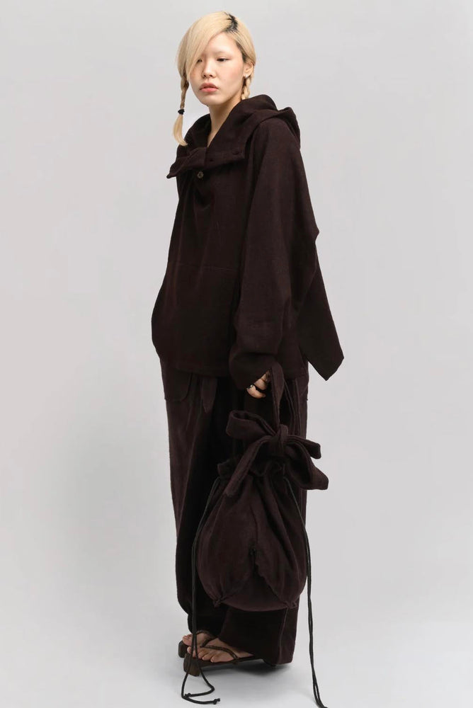 Peardrop Bag Black Brown