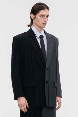 Pleated Tailored Jacket