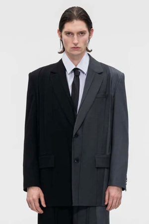 Pleated Tailored Jacket