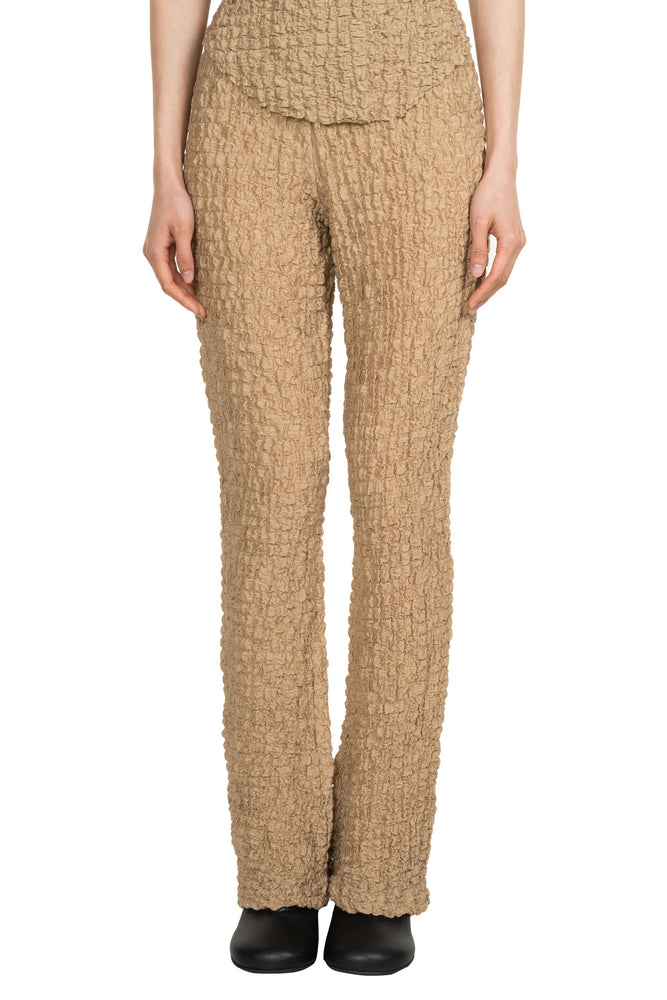 Popcorn Jersey Leggings Camel