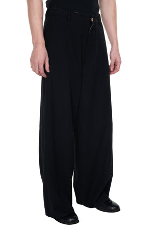 Pulcinella Trousers Black