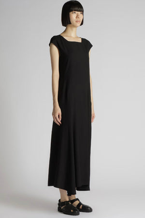 Rayon Broad Front Back Drape Dress