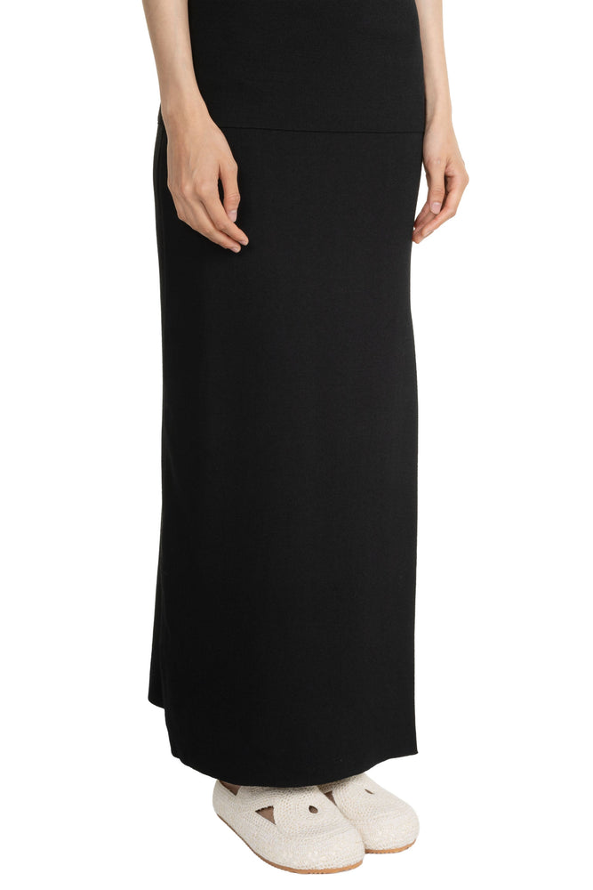 Side Split Skirt Knit