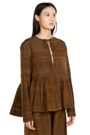 Silk Brown Jacket