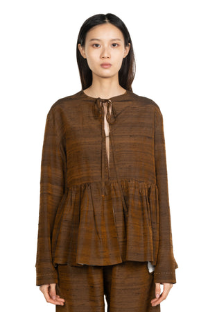 Silk Brown Jacket