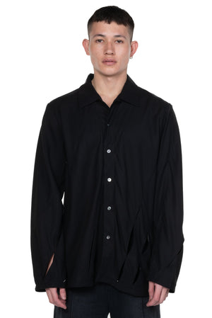 Slit Shirt Black