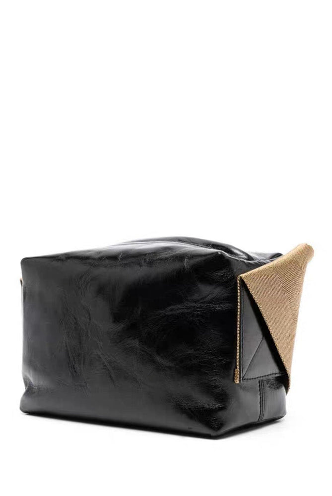 Small Shoulder Bag Black Mustard