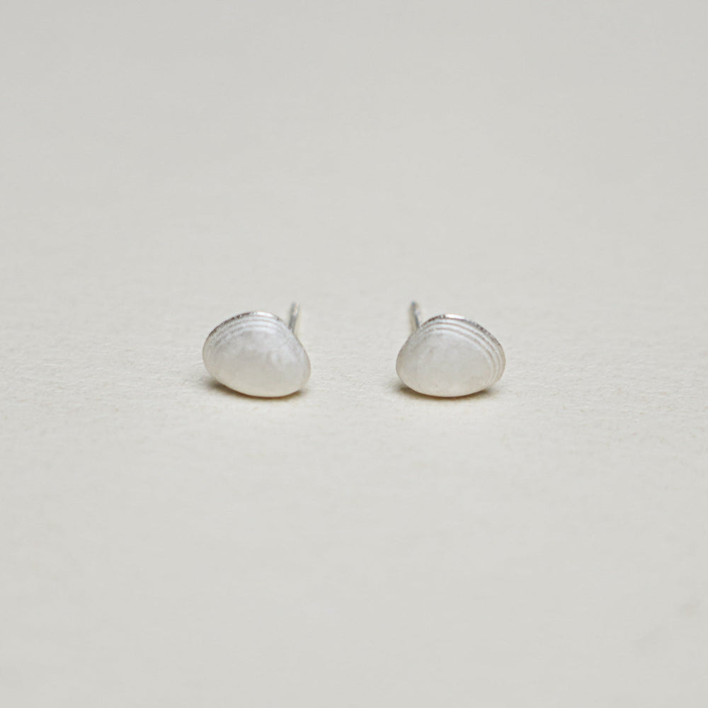 Sterling Silver Mini Shell Earrings