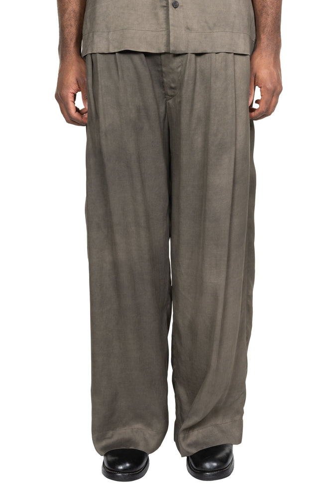 Straight Leg Wide Trousers