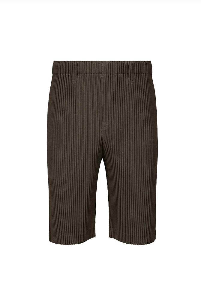 Tailored Pleats 2 Shorts Mud Brown