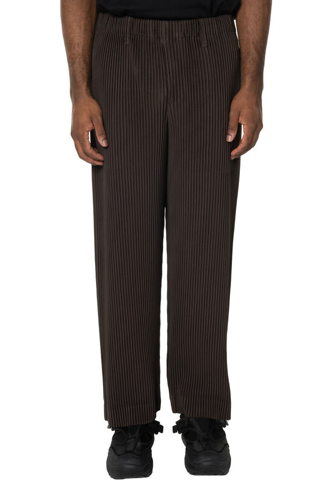 Tailored Pleats 2 Trousers Mud Brown