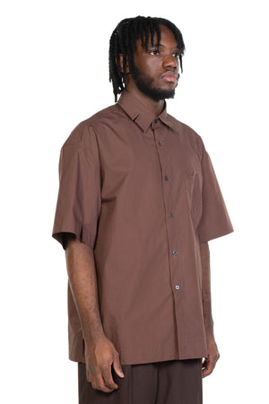 Triple Cut Short Sleeve Shirt Brown