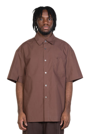 Triple Cut Short Sleeve Shirt Brown