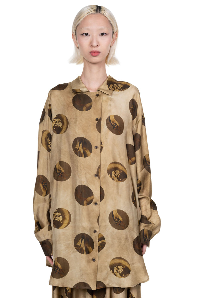 Tyesha Top Tan Brown