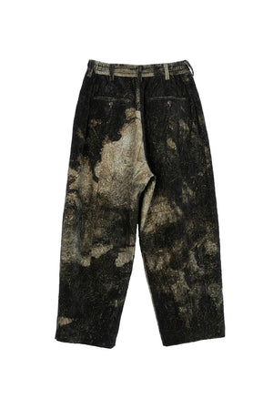 Ziggy Chen Velvet Pleated Trousers