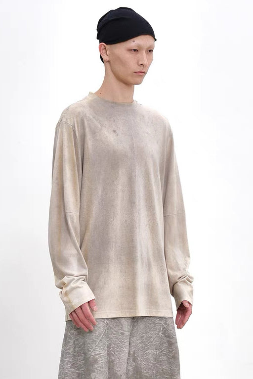 Vertical Line Long Sleeve T-shirt