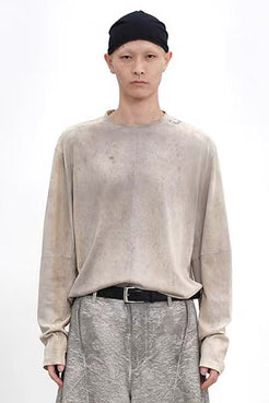 Vertical Line Long Sleeve T-shirt