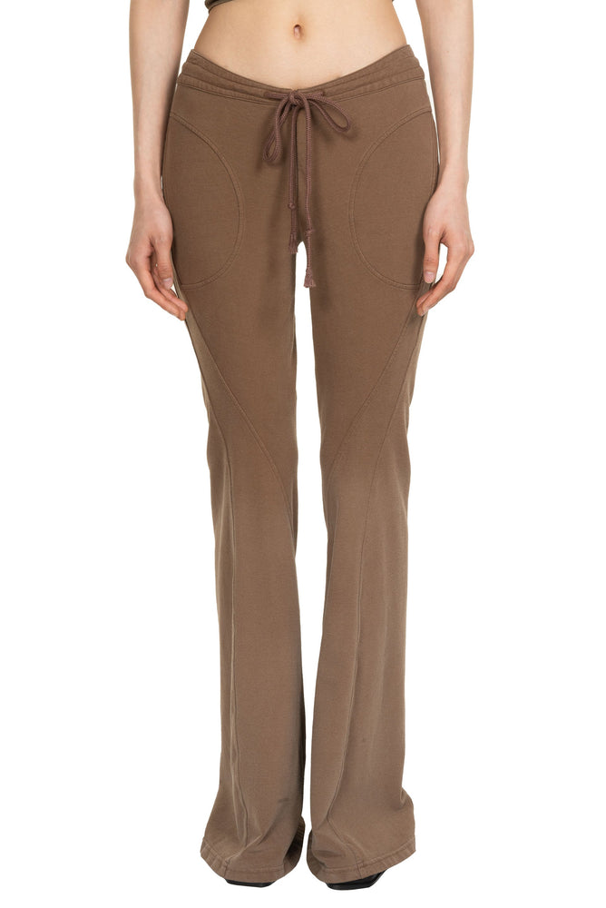 Washed Flared Jersey Pants