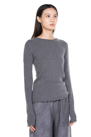 Winter Knitwear Jumper Grey Melange