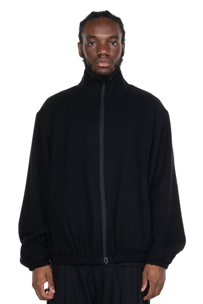 Wool Cashmere Fleece Zip Jacket