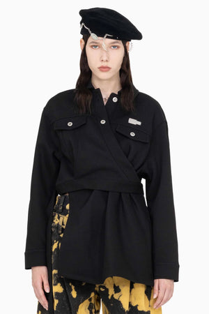 Feng Chen Wang Wrap Around Jacket